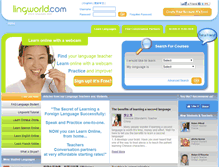 Tablet Screenshot of lingworld.com